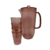 Kit Jarra de Suco c/ 4 copos