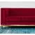 Tecido Para Sofá e Estofado Veludo Inca Vermelho 05 - Largura 1,40m - comprar online