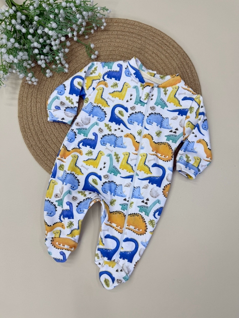 Macacão Manga Longa Dinossauros - comprar online
