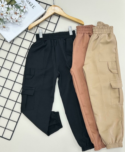 Calça Cargo Jogger Alfaiataria
