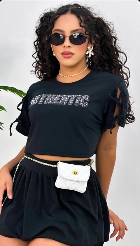T-Shirt Cropped Juvenil - comprar online