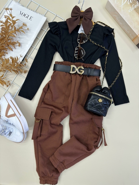 Calça Cargo Jogger Alfaiataria