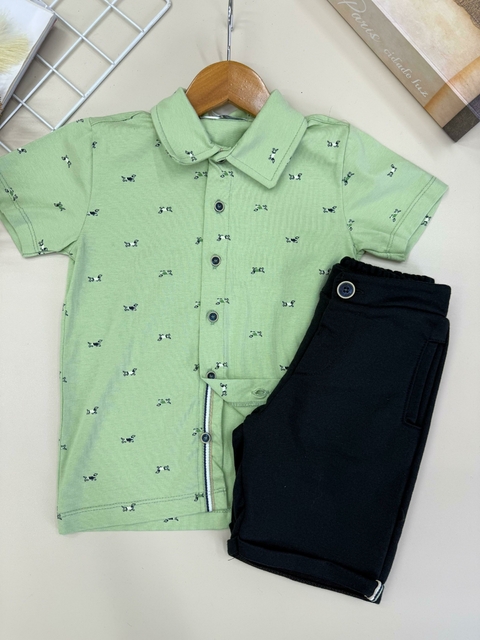 Conjunto Menino Camisa Com Bermuda Trick Nick - comprar online