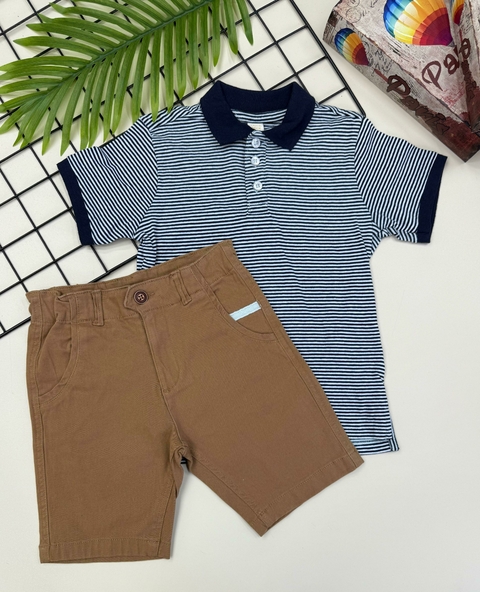 Conjunto Polo Com Bermuda Masculino Trick Nick - comprar online