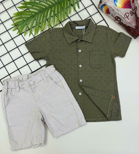 Conjunto Infantil Camisa Com Bermuda Trick Nick - comprar online