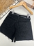 Short Jeans Preto Juvenil - Balão Mágico Moda Infantil