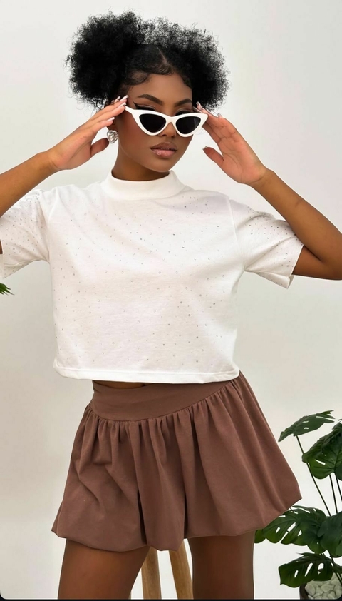 T-Shirt Cropped Juvenil - comprar online