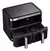 Freidora Liliana AF990 Dualfryer De Aire Negro