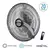 Ventilador de Pared LILIANA VWC2016 - comprar online