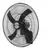 Ventilador Liliana 24" VW2416 de pared - comprar online