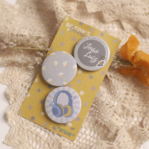 TRIO DE BOTONS MODERNINHO CRIANÇA