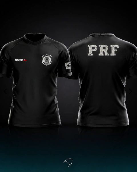 Camiseta PRF Polícia Federal - MANGA CURTA DRY-FIT