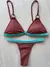 BIKINI "NAZARÉ" MARRÓN Y TURQUESA - EGOH
