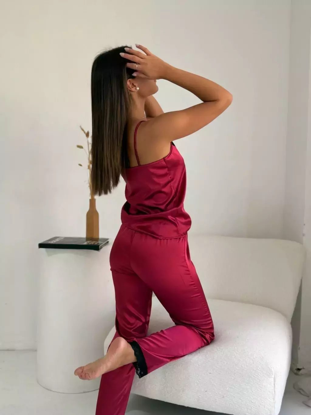 PIJAMA "NOIR" BORDO