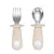 Imagem do Colher e garfo em metal e silicone