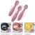 Kit 3 talheres início introdução alimentar - 100% silicone