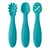 Kit 3 talheres início introdução alimentar - 100% silicone - loja online