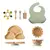 Kit 7 peças Bambu e silicone - loja online