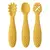 Imagem do Kit 3 talheres início introdução alimentar - 100% silicone