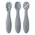 Kit 3 talheres início introdução alimentar - 100% silicone - comprar online