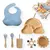 Kit 7 peças Bambu e silicone - loja online