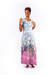 Vestido longo "Primavera em Giverny" Claude Monet - comprar online