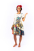 Vestido curto "Moinhos" Vicent Van Gogh