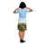 Vestido curto "A Mulher de sombrinha" Claude Monet - Usoarte - Roupas Femininas e Acessórios