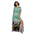 Vestido longo com fendas "Barcos de Pesca" Claude Monet
