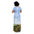 Vestido longo"Mulher com Sombrinha" Claude Monet na internet