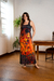 Vestido longo supplex "O Beijo" Gustav Klimt