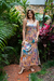 Vestido longo supplex "O gato" Paul Gauguin