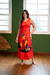 Vestido longo evasê em malha "Lunáticos" Wassily Kandinsky