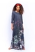 Vestido longo com fendas "Flores de primavera" Claude Monet na internet