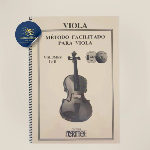 MÉTODO FACILITADO PARA VIOLA - VOLUME 1 E 2 - NELSON GAMA - EDITORA BRITTEN*