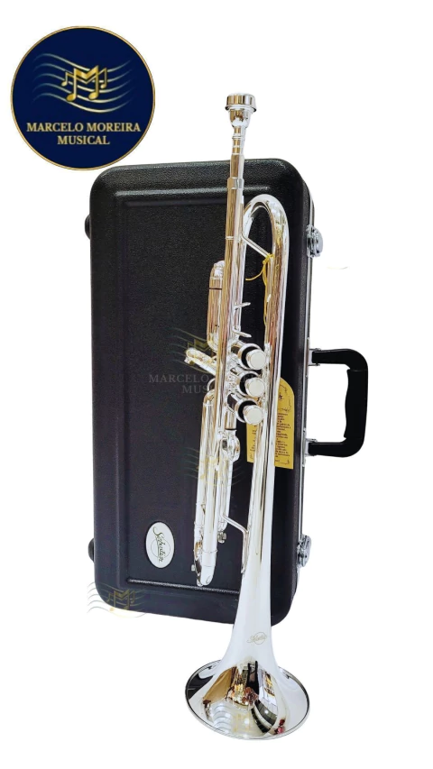 TROMPETE SEBASTIAN STR-TR8331S BANHADO A PRATA