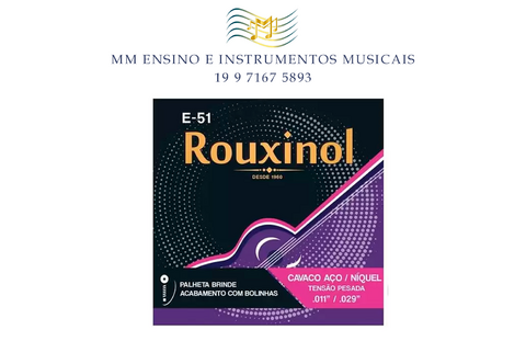 ENCORDOAMENTO CAVAQUINHO ROUXINOL E-51 AÇO*
