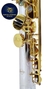 SAXOFONE SOPRANO SEBASTIAN SSS-S818SG CORPO BANHADO A PRATA E CHAVES BANHADO A OURO - comprar online