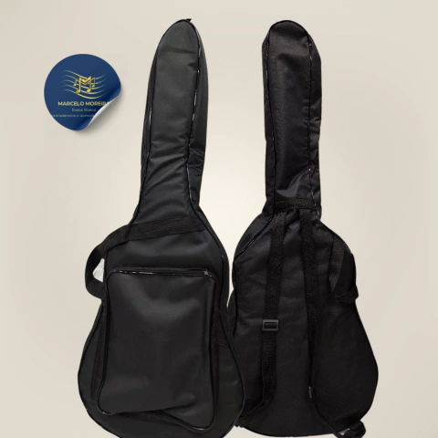 CAPA PARA VIOLAO FOLK MASTER LUXO COM VELUDO