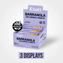 36 BARRANOLAS - COCO, ALMENDRAS & QUINOA POP