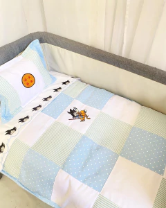 Set de Cuna Goku Celeste - MaJo Home Baby