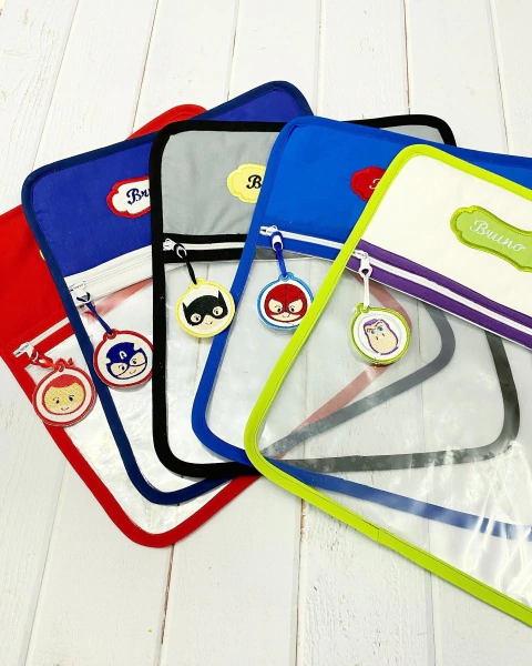 Bolsita Transparente Super Heroes