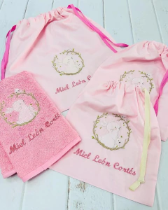 set jardín conejita arabesco