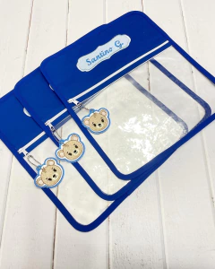 Bolsita Transparente Transparente Azul - MaJo Home Baby
