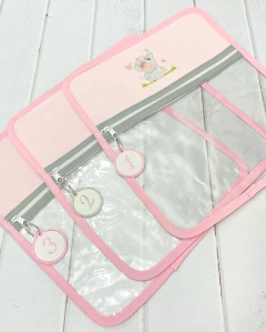 Bolsita Transparente Temática Elefantita Rosa en internet