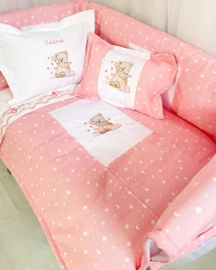 Set de Cuna osita con manta en internet