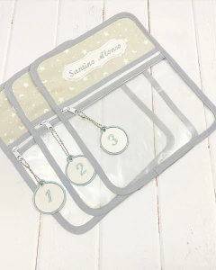 Bolsita Transparente Estrellas y Lunas Gris en internet