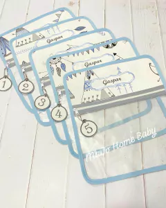 Bolsita Transparente Tipi Celeste - tienda en línea