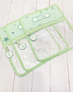 Bolsita Transparente Verde Superstar