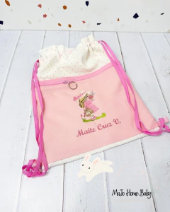 bolsitas de tela bicolor niña sombrero - MaJo Home Baby